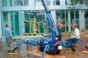 Nutzen auch Sie die Minikrane f&uuml;r Ihr Projekt in M&uuml;nchen, z. B. im Glasbau.