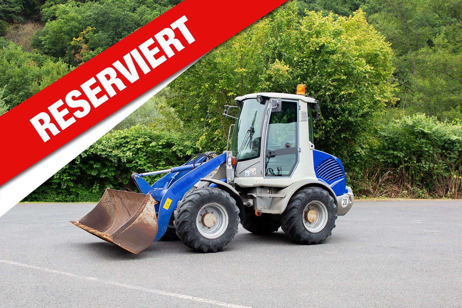 Reservierter Atlas Radlader RL 100 aus dem BEYER-Verkauf