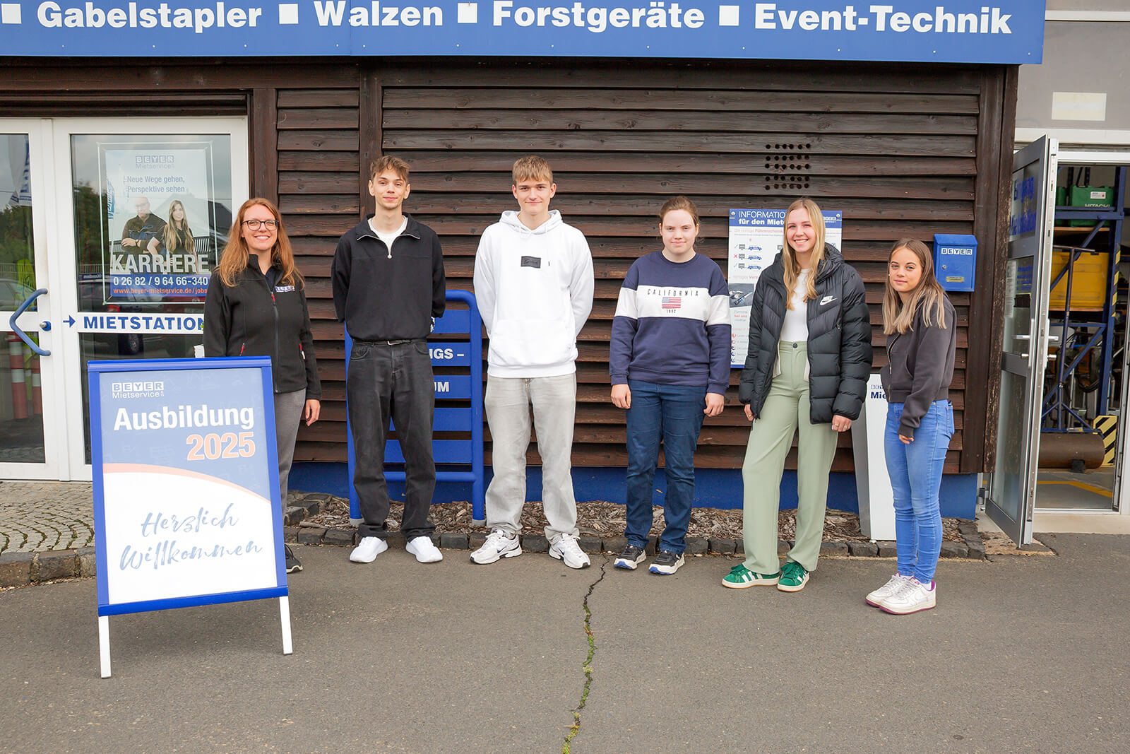 Azubi-Workshop 2025 zum Ausbildungsstart bei BEYER-Mietservice
