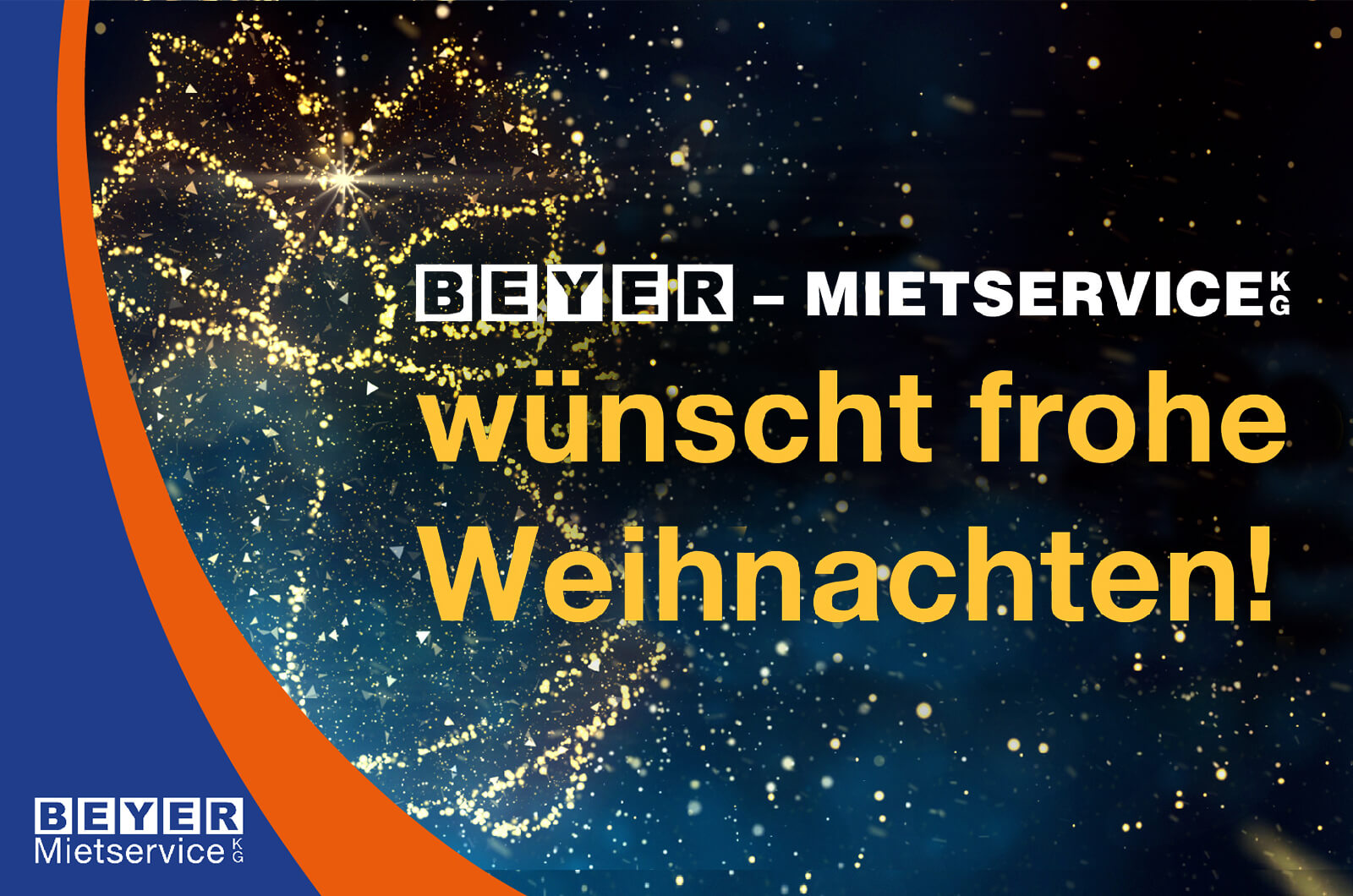 BEYER-Mietservice wünscht frohe Weihnachten 2021