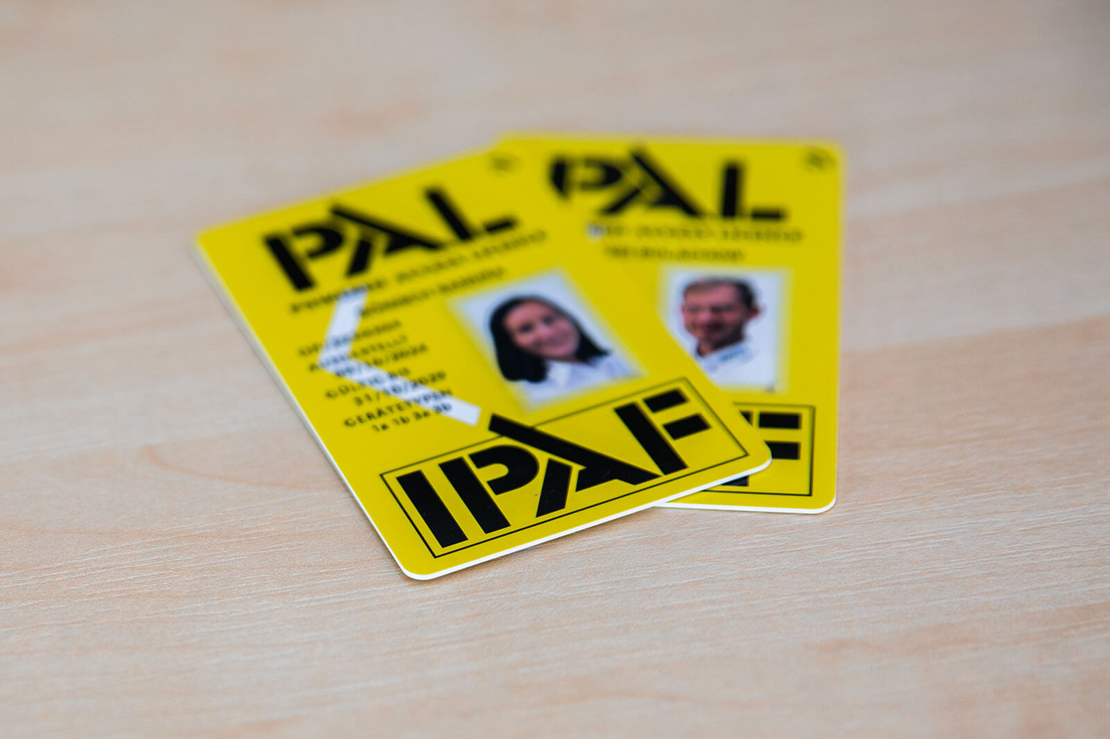 IPAF-Pal Card aus der BEYER-Kategorie B(l)au-schlau
