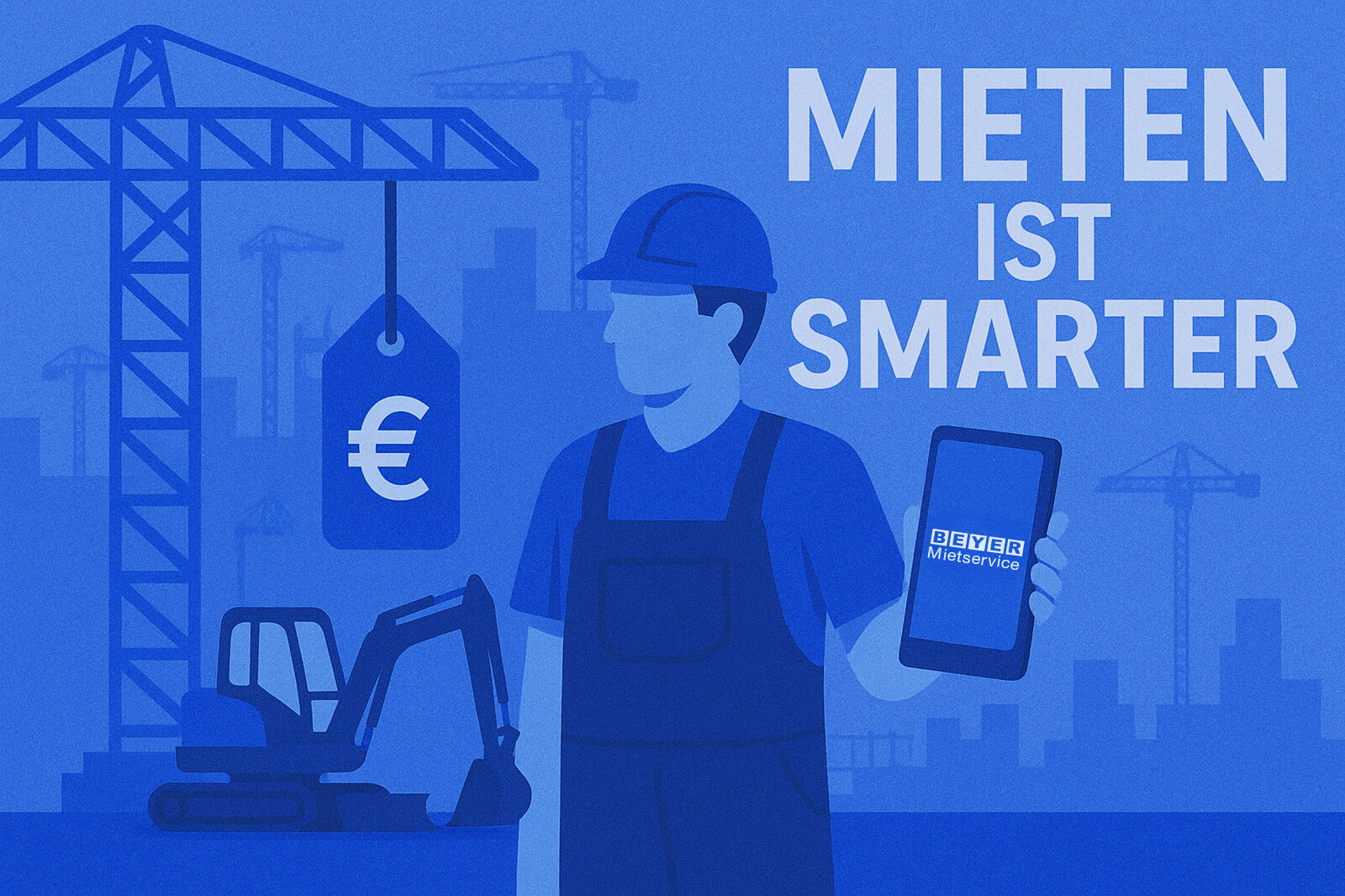 B(l)au-schlau Grafik: "Warum mieten smarter ist"
