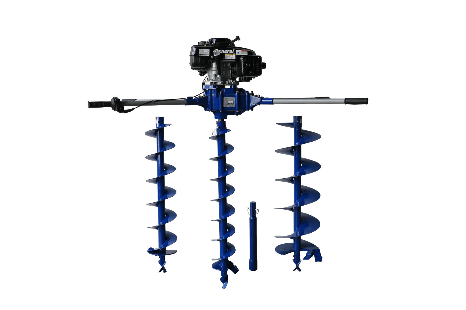 Erdbohrer ZEG - für 2-Mann-Betrieb, 91 cm Bohrtiefe, 5.5 PS