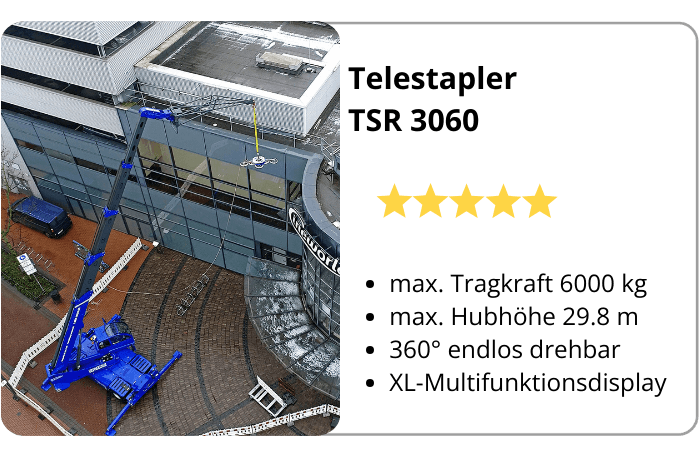 Einsatzbild und Eigenschaften über BEYER TSR 3060 in Infografik
