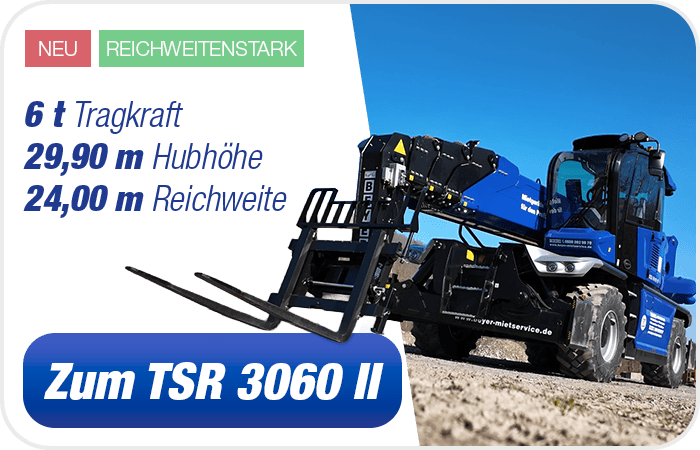 BEYER-Infografik über Manitou Teleskopstapler TSR 3060 II