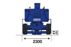 Heck Abmessungsgrafik Teleskopbühne TB 160 KD