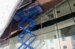 Ausgefahrene Arbeitsbühne SB 182 SDL