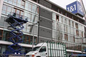 18 m Scherenarbeitsbühne von BEYER im Einsatz