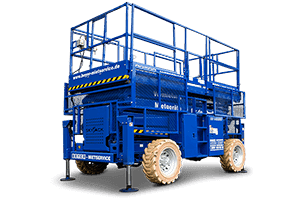 Diesel-Scherenarbeitsbühne SB 145 SDC mit 14,5 m Arbeitshöhe & 681 kg Tragkraft