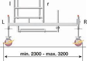 Fahrbalken mit Bügel schmal