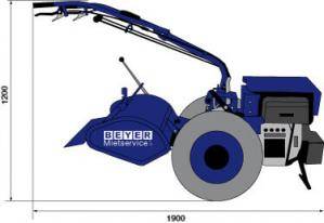 Gartenfräese MF 70 Seite