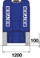 Breite Elektro Gelenkteleskopbühne GTB 121 EK als Grafik 