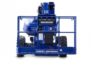 Arbeitskorb von Diesel-Gelenkteleskopbühne GTB 182 D von Beyer-Mietservice