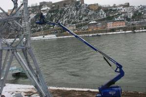 26 m Arbeitsbühne von BEYER-Mietservice im Einsatz