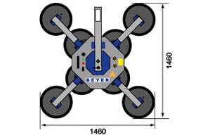 Glassauger Draufsicht GS 800