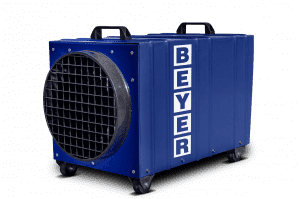 Heizgerät mit 12 kW Leistung von BEYER-Mietservice