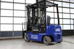 2 t Elektrostapler von BEYER für Inneneinsätze mieten