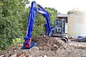 Kettenbagger Grabarbeiten KB 850 K