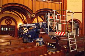 Kettenbühne Einsatz RAB 183 GTDE