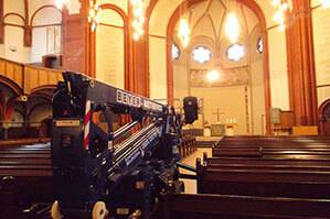 Kettenbühne Rückansicht RAB 183 GTDE