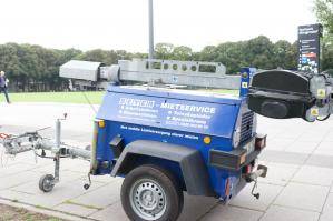 Lichtmast LT 40.9 E von BEYER-Mietservice an Einsatzort