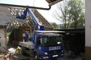 LKW-Arbeitsbühne LB 170 TK in Aktion