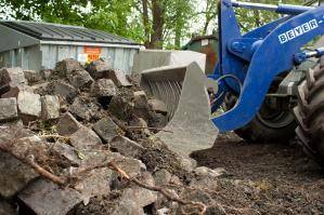 Radlader Einsatz RL 100 Siebschaufel