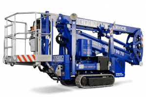 Raupenarbeitsbühne mit max. Tragkraft von 200 kg