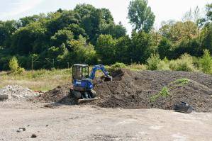 3,5 t Raupenbagger von BEYER im Einsatz