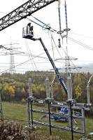 BEYER Raupenarbeitsbühne mit 25 m Arbeitshöhe im Einsatz