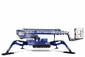 Raupenbühne mit Duo-Antrieb Diesel/Elektro