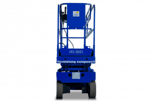 8 m Scherenbühne mit Elektroantrieb für Inneneinsätze