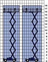 Diagramm von Scherensteiger SB 182 SDL