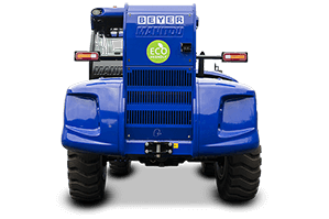 Heckansicht von BEYER Schwerlast-Teleskopstapler STS 10-160 II