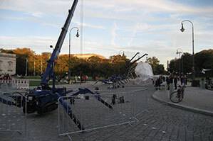 BEYER-Spezialkran im Mieteinsatz