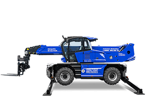 Linke Seitenansicht von Teleskoplader TSR 2660 aus dem Verleih