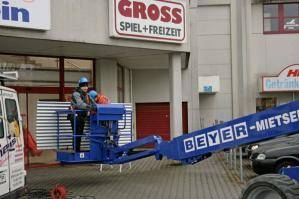 Teleskopbühne Einsatz TB 218 KD