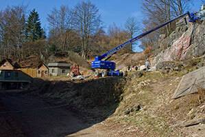 Teleskopbühne Seitenansicht TB 279 KD