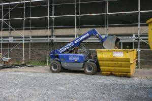 Teleskoplader TSS 625 auf der Baustelle unterwegs
