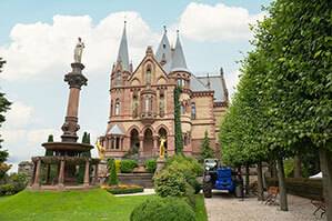 Einsatz Teleskoplader TSS 1840 an Drachenburg in Königswinter