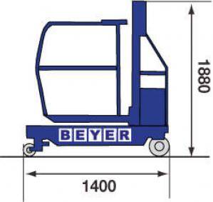 Teleskopmastbühne TMB 55 E Seite