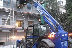 TSS 1030 auf der Baustelle im Einsatz