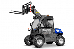 Teleskopstapler TSS 414 mit hochgelassenem Teleskoparm