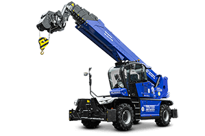 Teleskopstapler TSR 3060 II mit Winde und angehobenem Teleskoparm