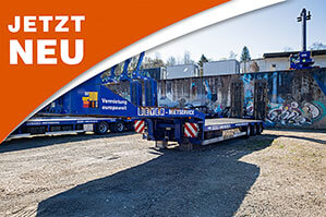 Jetzt neu im BEYER-Verkauf: LKW-Tieflader STL 38 von Zanner