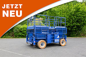 Jetzt neu: Skyjack Scherenbühne mit 14,5 m Arbeitshöhe im BEYER-Verkauf