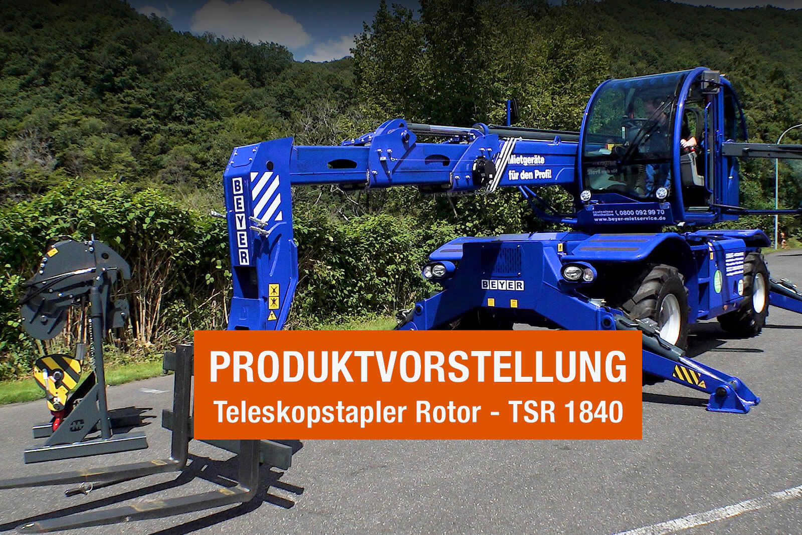 Produktvorstellung Teleskoplader TSR 1840