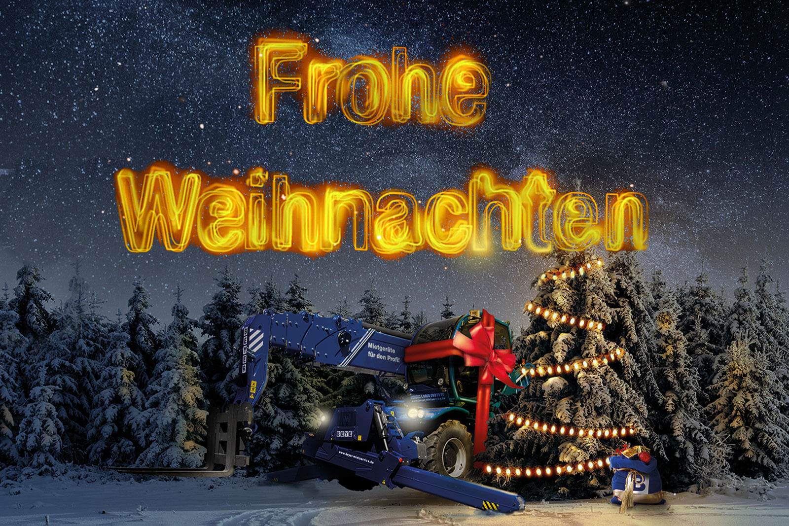 BEYER-Mietservice sendet Weihnachtsgruß für 2020