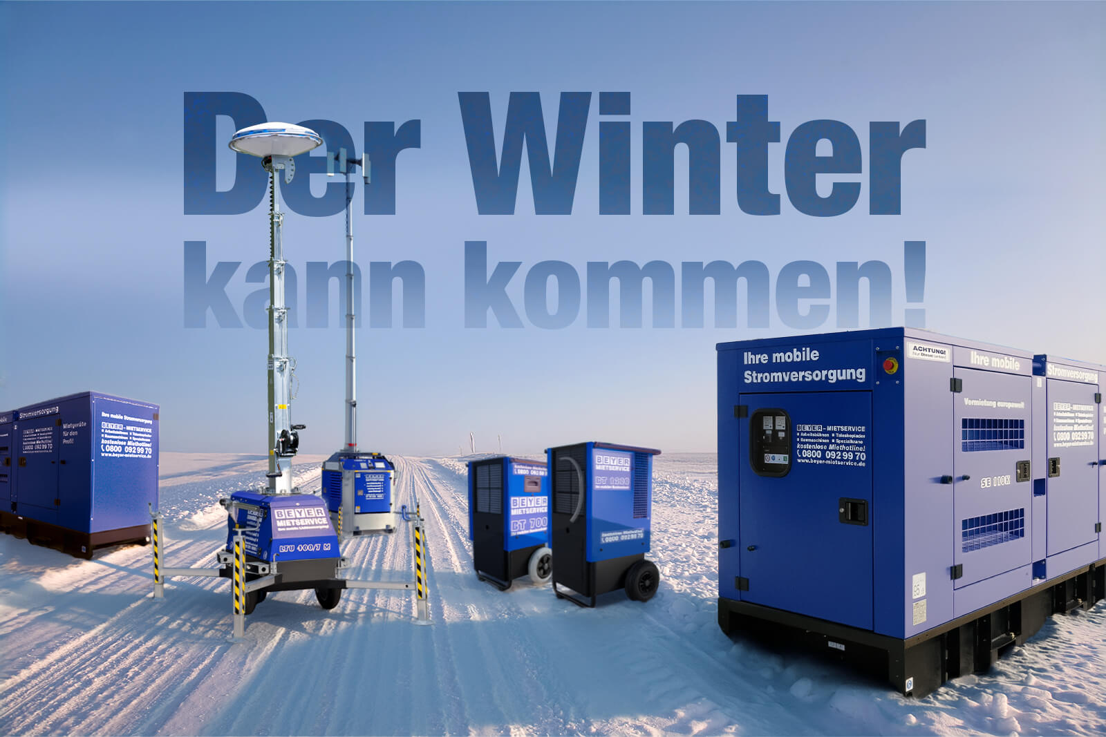 Mit BEYER gegen Kälte, Nässe und Dunkelheit auf der Winterbaustelle